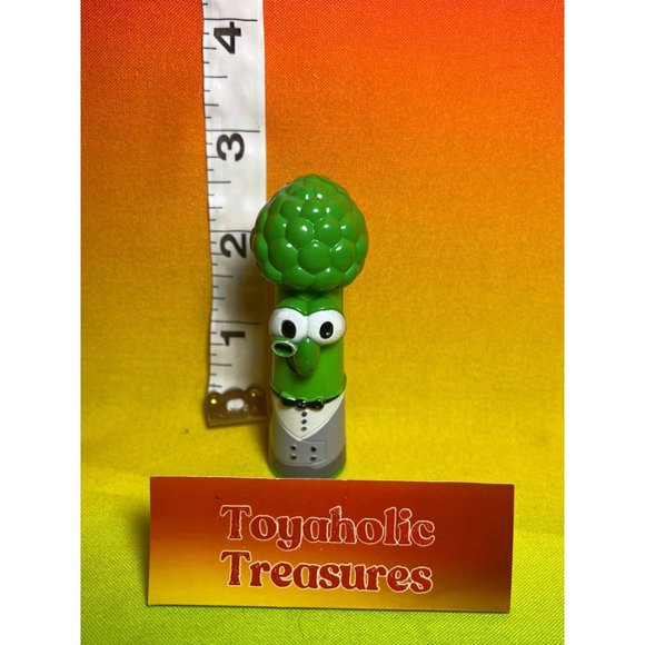 Veggie Tales Archibald Asparagus Larrycopter figure - Picture 1 of 2